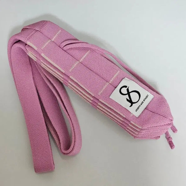 [BUNJANG] Joseph & Stacey Grid Cotton Bag Pink / 조셉앤스테이시 그리드 코튼 핑크