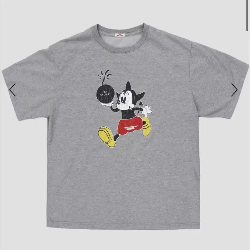 [BUNJANG] 1011 Gallery Mickey T-Shirt Size S / 1011갤러리 미키 티셔츠 s사이즈
