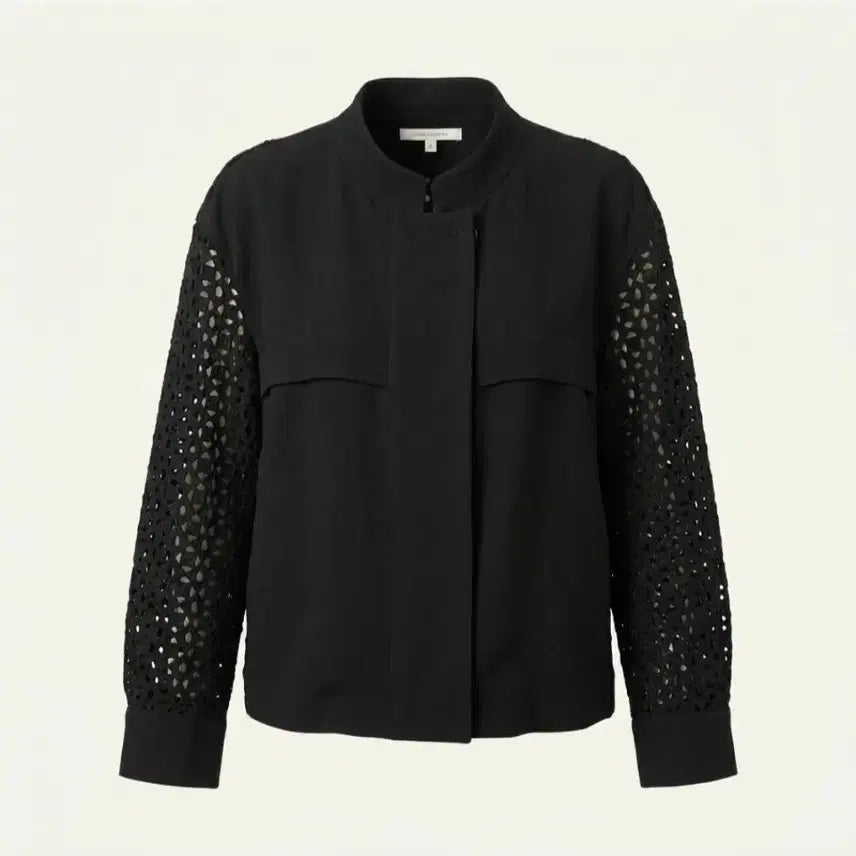 [BUNJANG] JILLSTUART Linen Lace Sleeve Jacket / 질스튜어트 린넨 레이스 소매 자켓 55~66