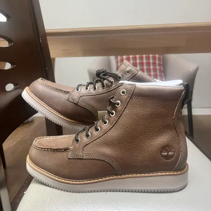 [BUNJANG] Timberland Redwood Edge Mid Boots Brown / 팀버랜드 레드우드 엣지 미드 부츠 브라운 260