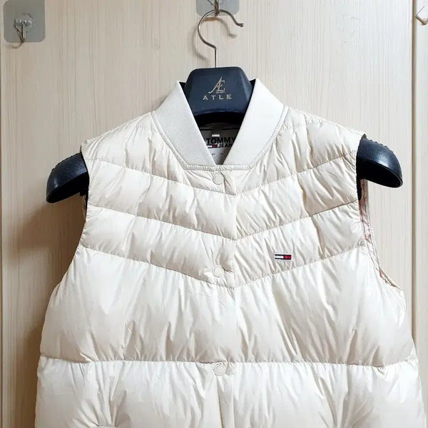 [BUNJANG] Tommy Hilfiger Down Long Vest Ivory / 타미힐피거 (덕다운) 롱.조끼 (아이보리)