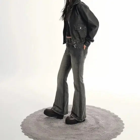 [BUNJANG] AZONE Caly Bootcut Pants S New / 애즈온 캘리 부츠컷팬츠 S 새상품