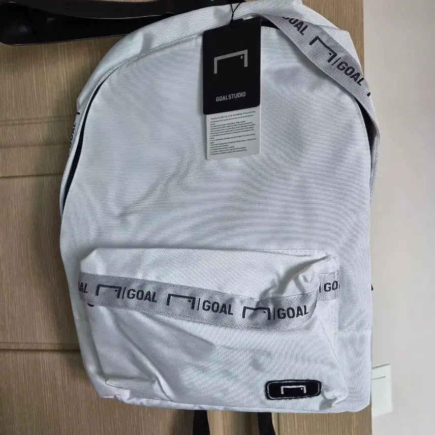 [BUNJANG] GOAL STUDIO GOAL Tape Backpack White / 골스튜디오 백팩 GOAL 테이프 화이트