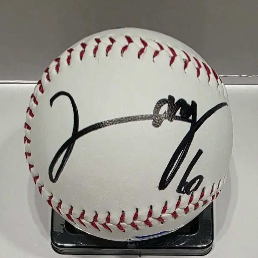 [BUNJANG] Jang Chanhee Signed Baseball / 장찬희 삼성 로고볼 싸인볼