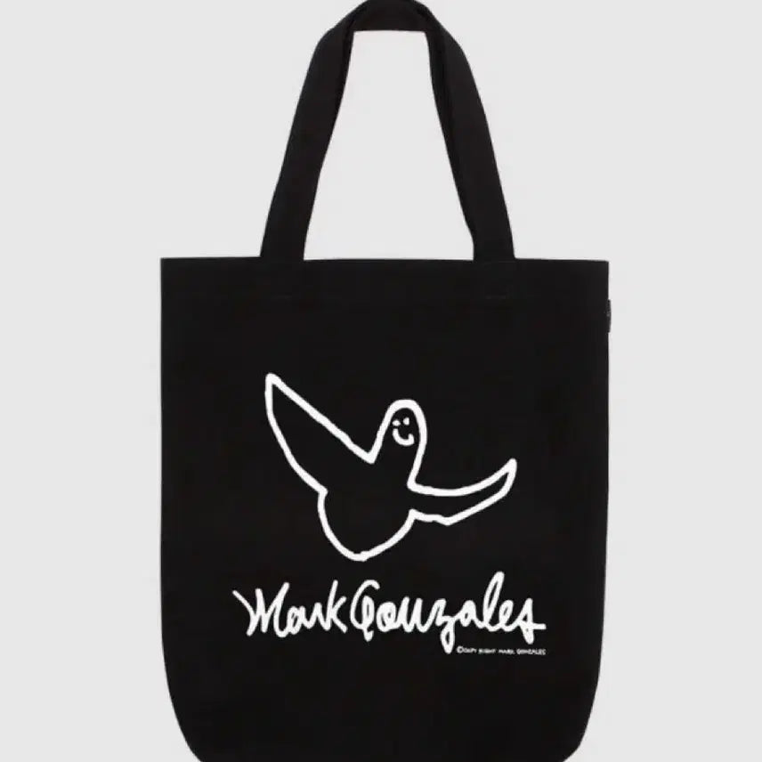 [BUNJANG] Mark Gonzales Eco Bag Black / 마크곤잘레스 에코백 블랙