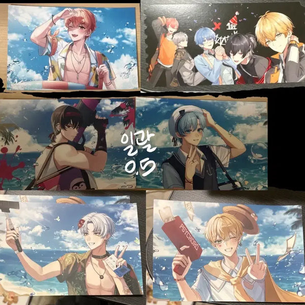 [BUNJANG] Psycode Themed Cafe Postcard Bundle Set / 급전)일괄 싸이코드 테마카페 엽서 판매/양도