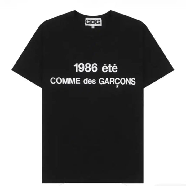 [BUNJANG] Comme des Garçons 1986 T-Shirt Black / CDG 1986 꼼데가르송 티셔츠 블랙