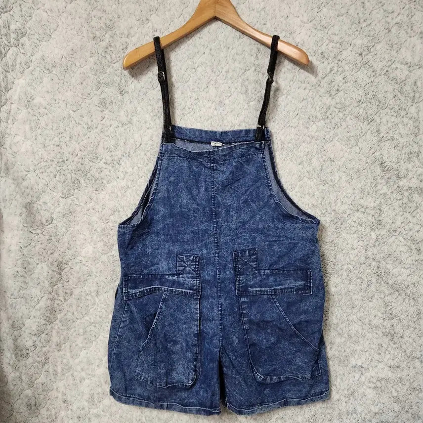 [BUNJANG] Yi Man Women's Denim Overalls - Free Size / 131B [F] Yi Man 여성 청 멜빵 바지