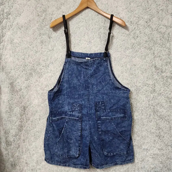 [BUNJANG] Yi Man Women's Denim Overalls - Free Size / 131B [F] Yi Man 여성 청 멜빵 바지