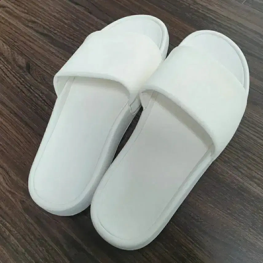 [BUNJANG] White Comfortable Slippers / (새상품) 하얀 슬리퍼