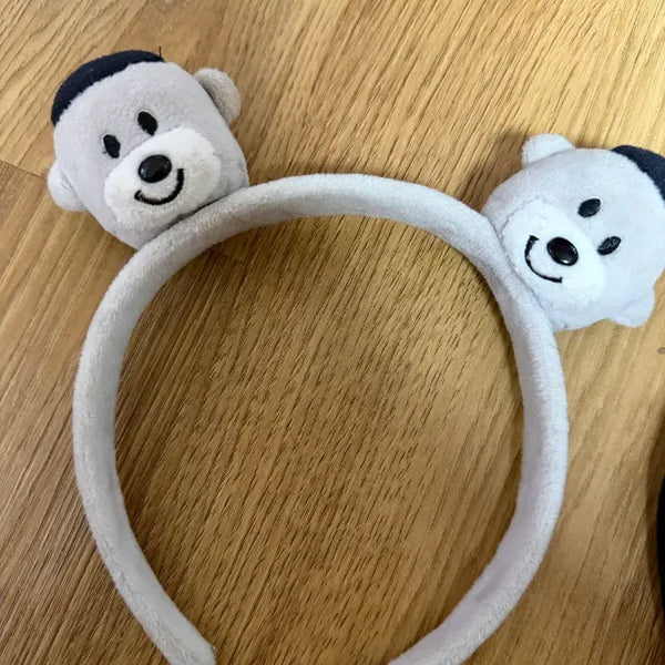 [BUNJANG] Doosan Bears Chewoong-i & Recy Headband Set / 두산베어스머리띠(철웅이.레시)
