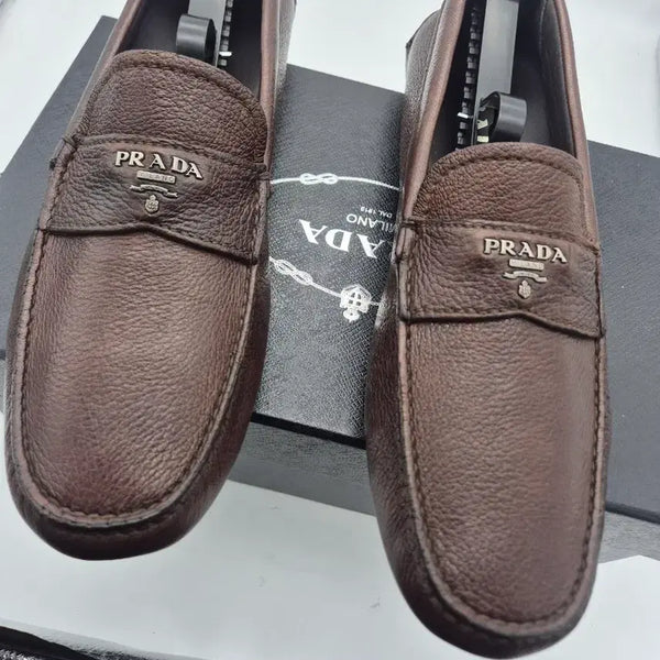 [BUNJANG] Prada Loafers Brown Size 270 / 프라다 로퍼 브라운 270