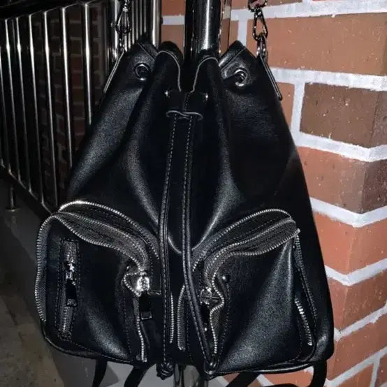 [BUNJANG] Timeline Seoul Black Shoulder Bag / 타임라인서울 블랙 숄더백