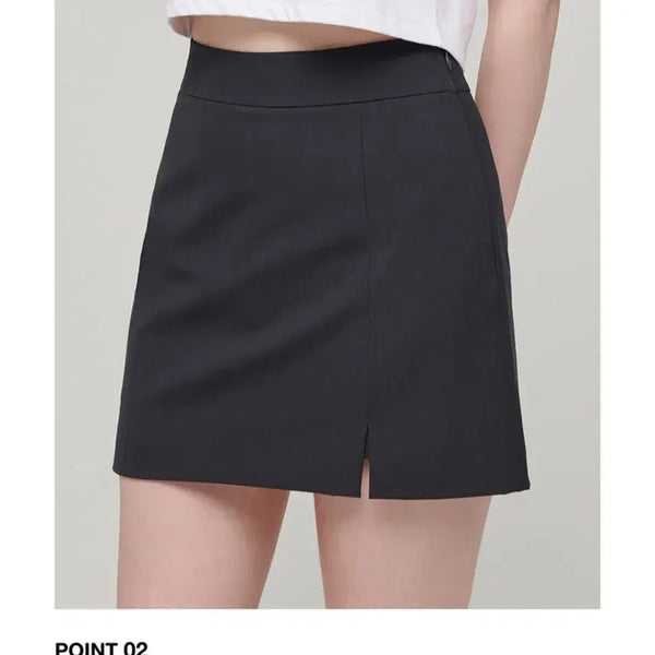 [BUNJANG] Musinsa Standard Women's Slit Mini Scottish Skirt Grey L / 무신사 스탠다다드우먼 슬릿 미니 스코츠 스커트 그레이 L