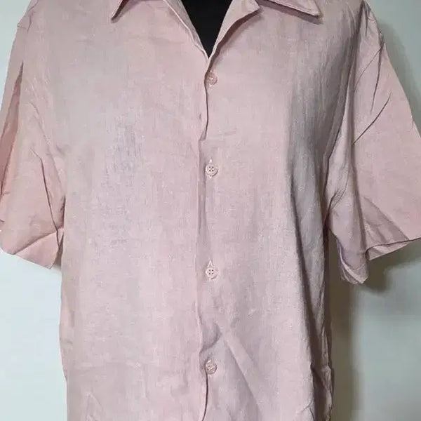 [BUNJANG] Linen Short Sleeve Shirt / 린넨 반팔 남방((새상품))