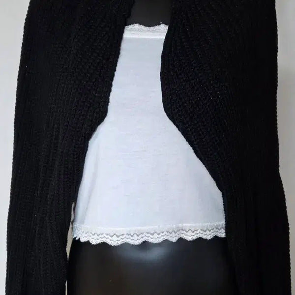 [BUNJANG] Chunky Knit Bolero Cardigan / 굵은짜임 볼레로((새상품))