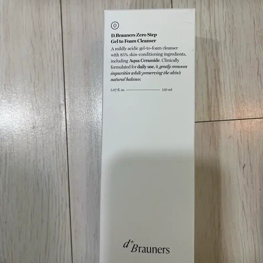 [BUNJANG] d'Brauners Zero Step Gel-to-Foam Cleanser 150ml / d'Brauners 제로 스텝 젤 투 폼 클렌저 150ml