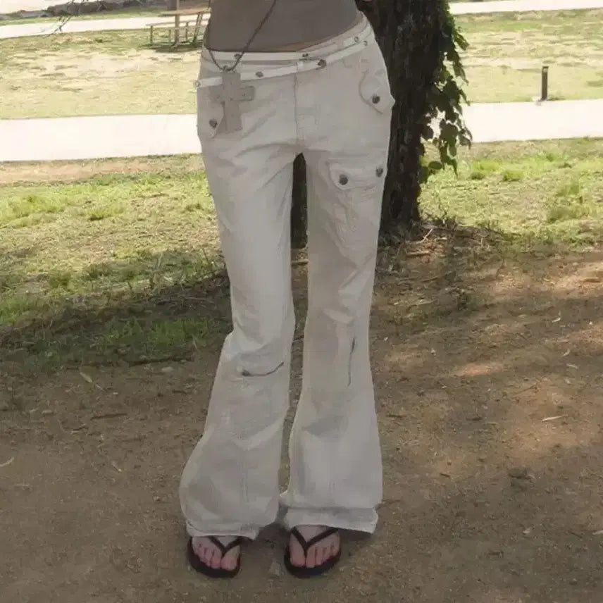 [BUNJANG] ModiMood Labu Pocket Bootcut Pants / 모디무드 라부 포켓 카고 부츠컷 팬츠