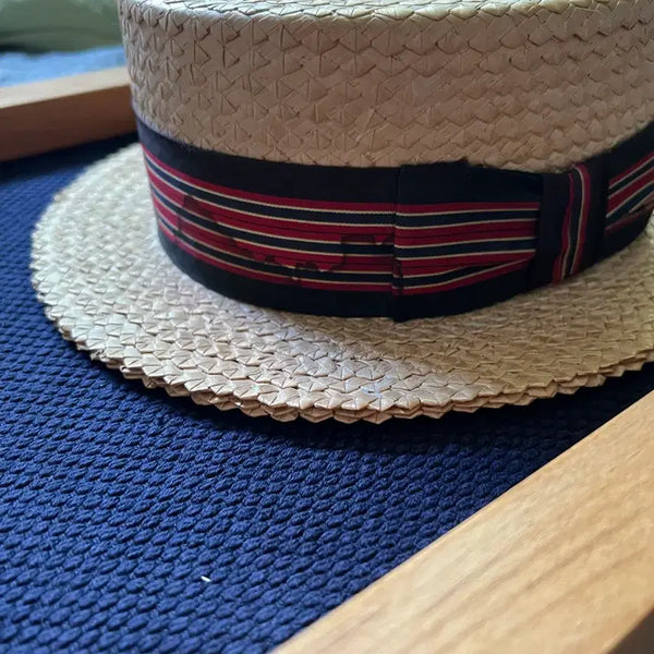 [BUNJANG] Stetson 1950s Vintage Boater Hat / 50s 빈티지 스탯슨 보터햇