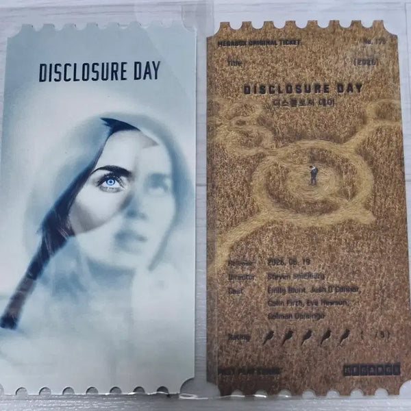 [BUNJANG] Disclosure Day Megabox Original Ticket / 디스클로저 데이 MEGABOX 오리지널 티켓