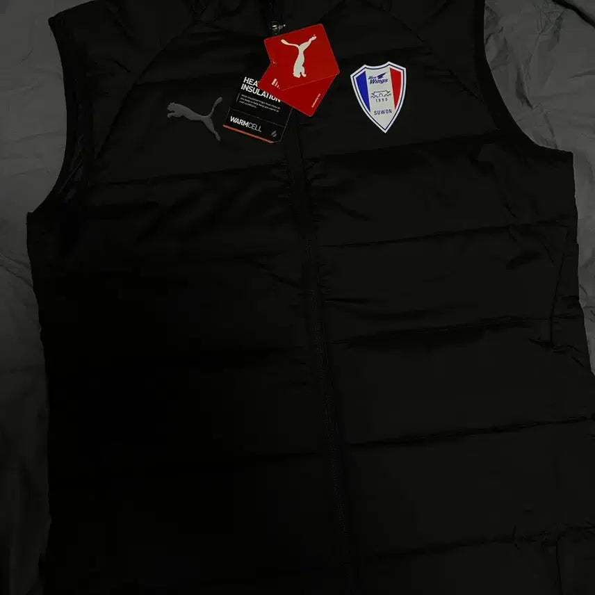 [BUNJANG] Suwon Samsung Padded Vest Black M / 수원삼성 패딩 조끼 블랙 M