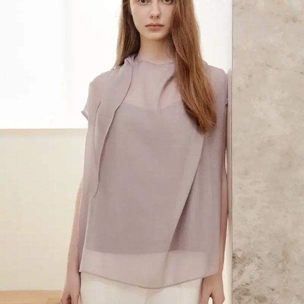 [BUNJANG] Lapla ROHE Tie Blouse / 라플라 lapla ROHE TIE BLOUSE