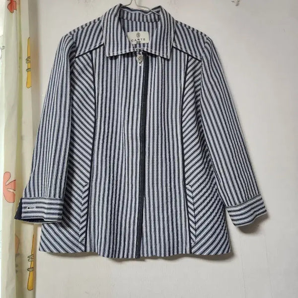 [BUNJANG] Carte Stripe Women's Jacket / 까르뜨 스트라이프 여성  재킷 95