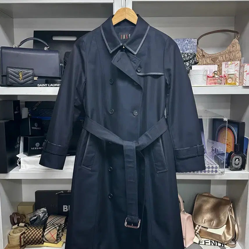 [BUNJANG] DAKS Belted Pattern Long Coat / [ DAKS ] 닥스 벨티드 패턴 롱 코트