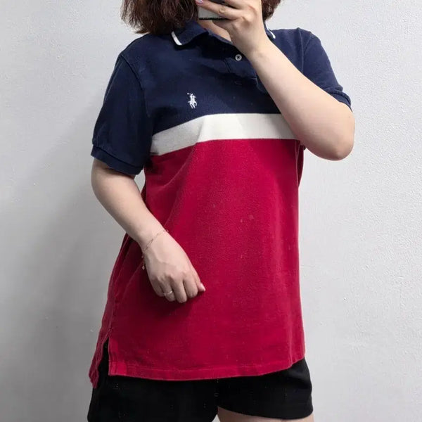 [BUNJANG] Polo Ralph Lauren Custom Fit Short Sleeve Polo Shirt - Navy / [프립]M/폴로 랄프로렌 반팔 카라티 커스텀핏