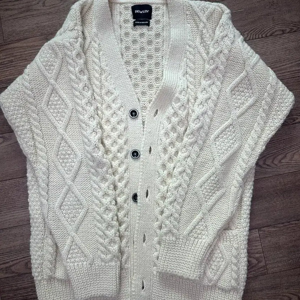 [BUNJANG] Howlin' Knit Cardigan Ivory / 하울린 니트 가디건 아이보리 howlin