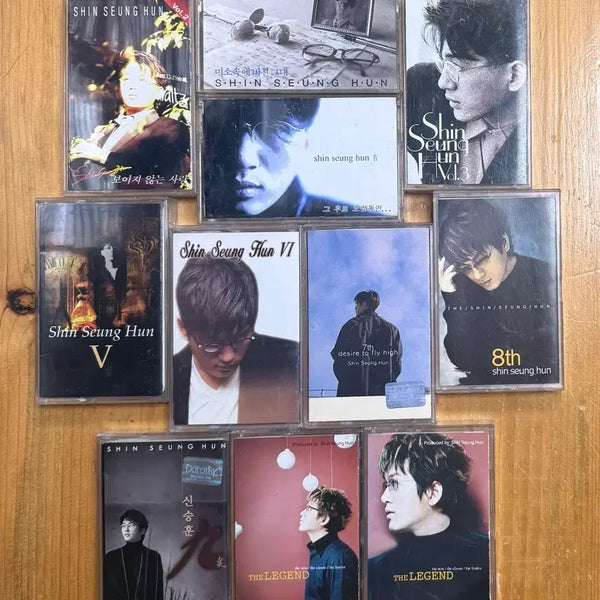 [BUNJANG] Shin Seung Hun 1st to 9th Album & Legend Cassette Tape Bundle Set / 신승훈 1집~9집 & 레전드 카세트테이프