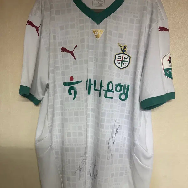 [BUNJANG] FC Anyang Signed Away Jersey (3XL) - Joo Min-kyu #10 / 사인 유니폼) 대전하나시티즌 어웨이 + 주민규#10 + 사인3인 3XL