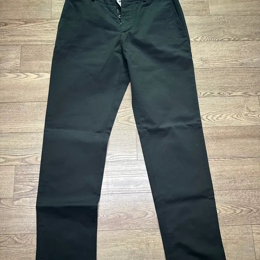 [BUNJANG] Maison Margiela Black Cotton Slacks Pants Size 48 (32) / 메종마르지엘라 슬랙스 바지 48사이즈 (32)