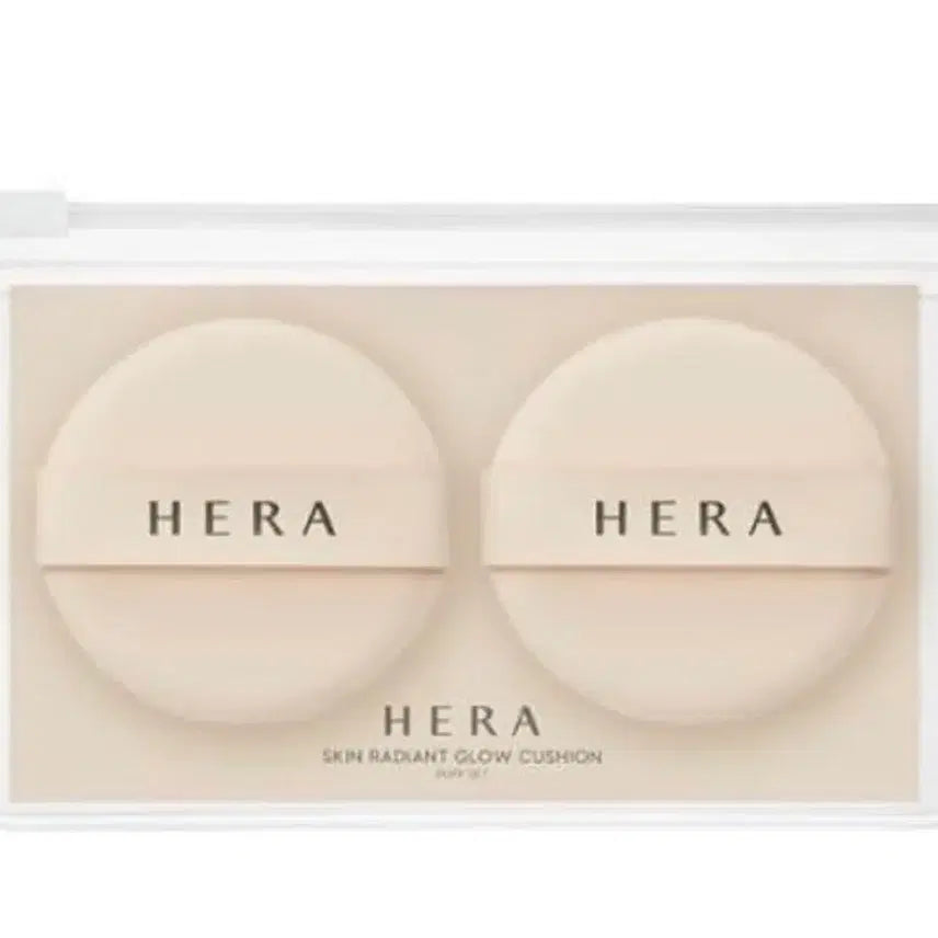 [BUNJANG] Hera Skin Radiant Glow Cushion Puff (2 Count) / 헤라 스킨 래디언트 글로우 쿠션 퍼프