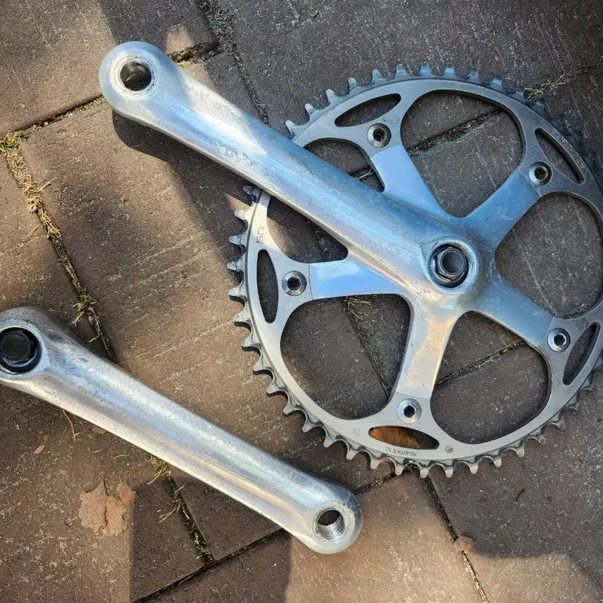 [BUNJANG] Shimano Dura-Ace 7600 165mm Crankset with 50T Chainring / 듀라7600