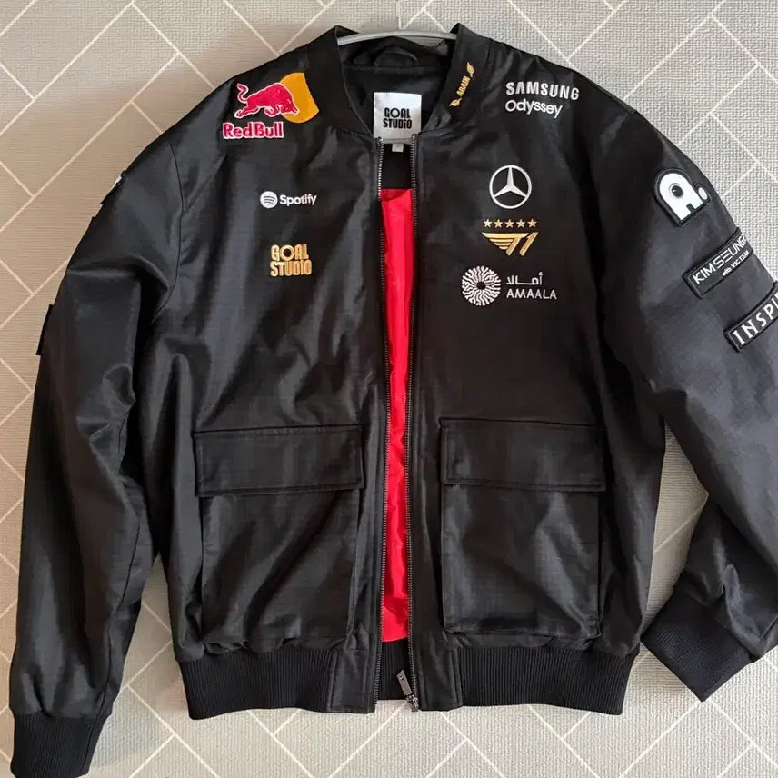 [BUNJANG] T1 2025 Worlds Jacket Faker 5 Stars L / 티원 T1 2025 유니폼 월즈 자켓 페이커 마킹 5성 / L