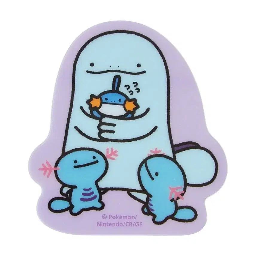 [BUNJANG] Pokemon Center Smartphone Grip Tok (Wooper, Quagsire, Clodsire) - New / 포켓몬센터 그립톡 도망 우파&누오&물짱이 새상품