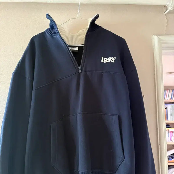 [BUNJANG] 1993 Half Zip Sweatshirt / 1993하프집업 맨투맨