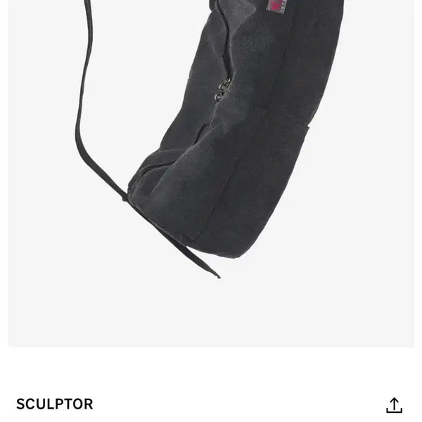 [BUNJANG] Sculptor Vintage Canvas Duffel Bag Black / 스컬프터 가방(블랙)