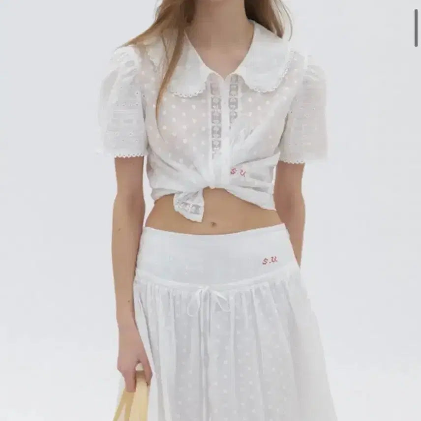 [BUNJANG] Soonsu Mix Lace Skirt Size 38 / 순수 믹스 레이스 스커트 38 택 달린 새상품 판매 soonsu mix