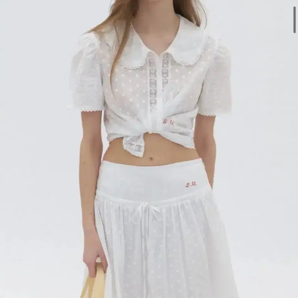 [BUNJANG] Soonsu Mix Lace Skirt Size 38 / 순수 믹스 레이스 스커트 38 택 달린 새상품 판매 soonsu mix