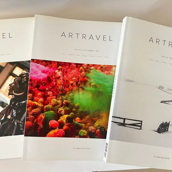 [BUNJANG] ARTRAVEL Magazine Vol. 1-3 Bundle Set / 감성 잡지 아트래블(ARTRAVEL) 매거진 3권 일괄