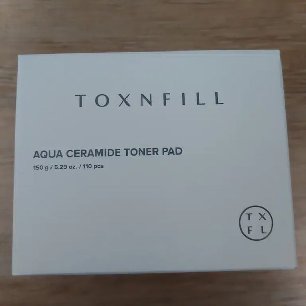 [BUNJANG] Tox & Feel Aqua Ceramide Toner Pad 110pcs / 톡스앤필 아쿠아 세라마이드 토너패드 110pcs / 150g 미개봉