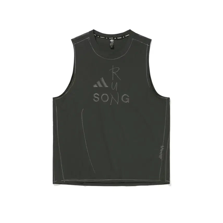[BUNJANG] Adidas x Song For The Mute Singlet Tank Running T-Shirt Black (Size M) / [M] 아디다스 X 송포더뮤트 싱글렛 탱크 러닝티셔츠 나시 블랙