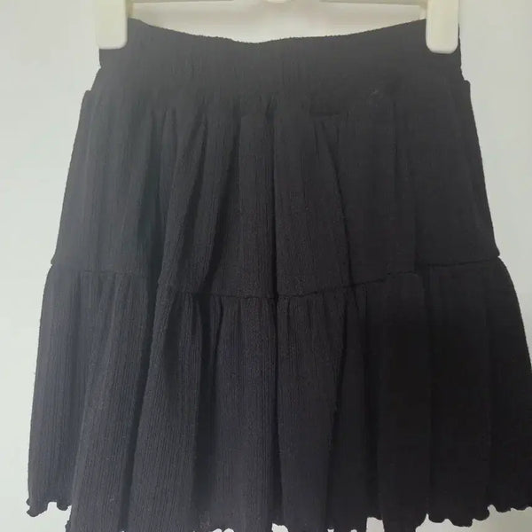 [BUNJANG] Maison de Syndrome Black Skirt (Free Size) / 블랙 스커트 (프리) - 메종 드 신드롬