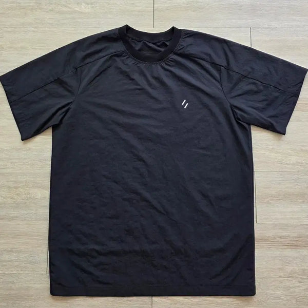 [BUNJANG] Welter Experiment AMON Mesh Pullover T-Shirt Black Size 3 / 웰터익스페리먼트 AMON MESH 풀오버 티셔츠 블랙 3사이즈