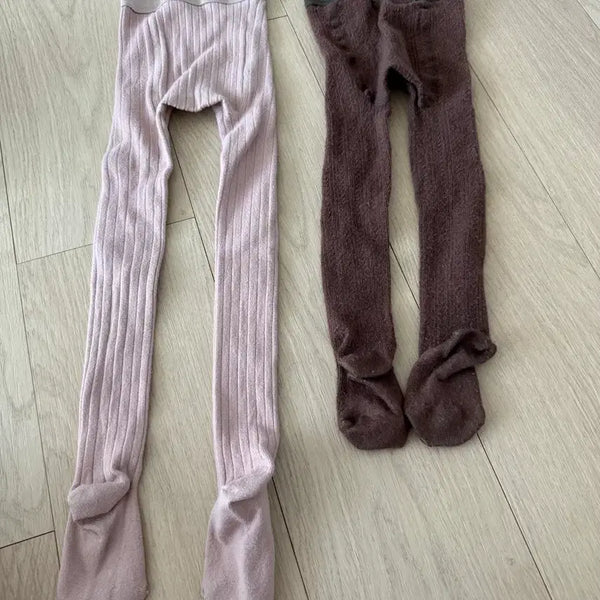 [BUNJANG] Collegien Kids Tights Bundle Set (Size 3-4) / 꼴레지앙 유아 키즈 타이즈 스타킹 3-4 두개 일괄