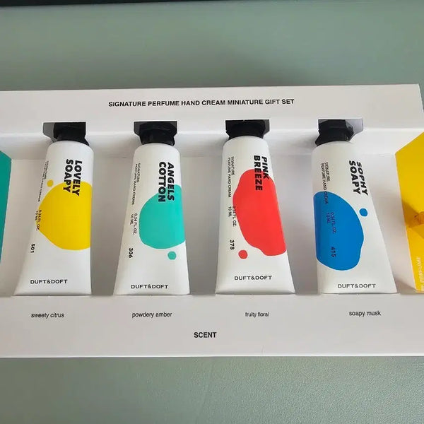 [BUNJANG] DUFT&DOFT Signature Perfume Hand Cream Miniature Gift Set (4 Types) + 5 Additional Hand Creams / 핸드크림 미니어처 세트 & 핸드크림 5개