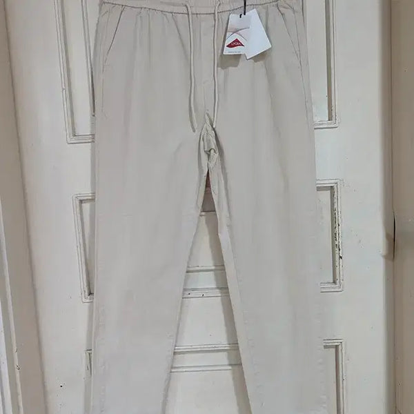 [BUNJANG] Men's Summer Spandex Banding Tapered Fit Pants / 여름 라이크라 면바지32 밴딩 스판 남자 바지 새상품