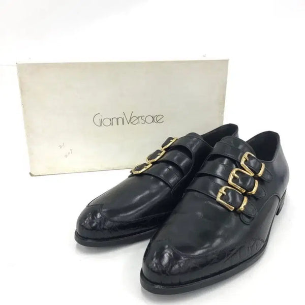[BUNJANG] Gianni Versace Monk Strap Dress Loafers / 지안니 베르사체 몽크스트랩 드레스 로퍼
